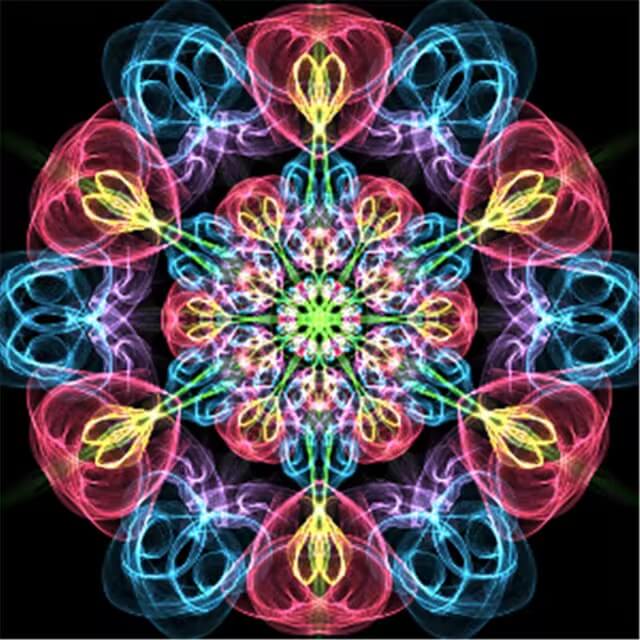 Pintura Terapêutica com Diamantes - Mandala Luminosa