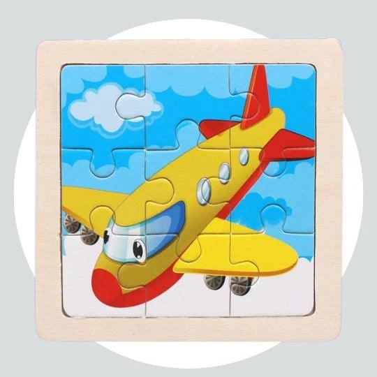 Quebra Cabeça Educacional Infantil Cartoon - Avião