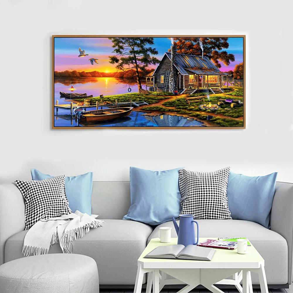 Pintura Terapêutica com Diamantes - Fazenda