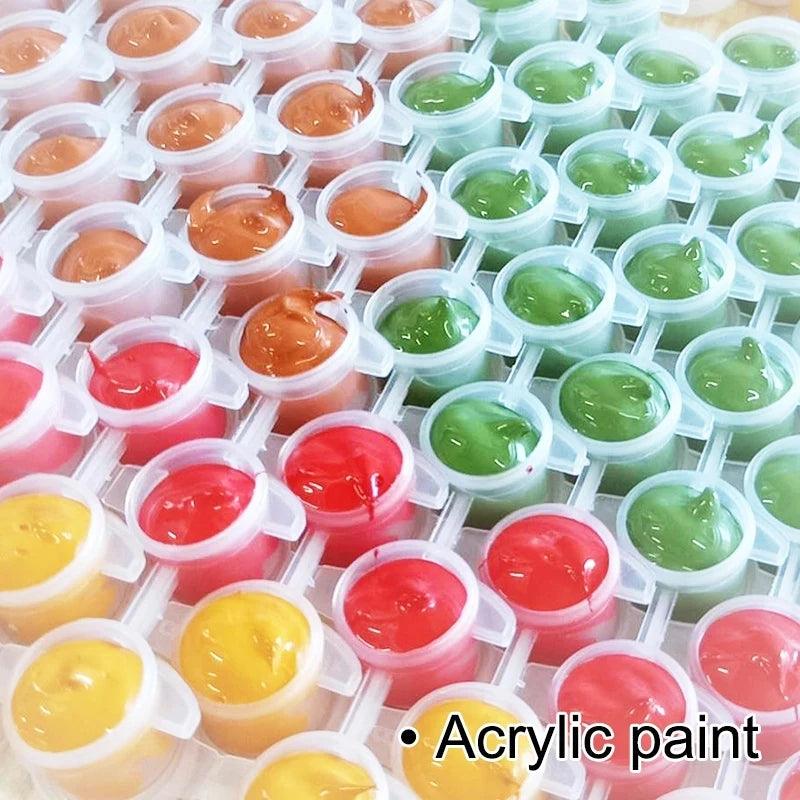 Pintura Terapêutica Numerada - Arte pai e filho