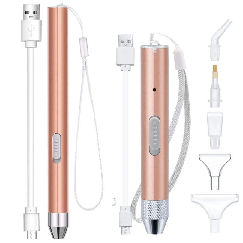 Acessório para Pintura Terapêutica com Diamantes - Canetas Coletoras de LED usb - Numecora