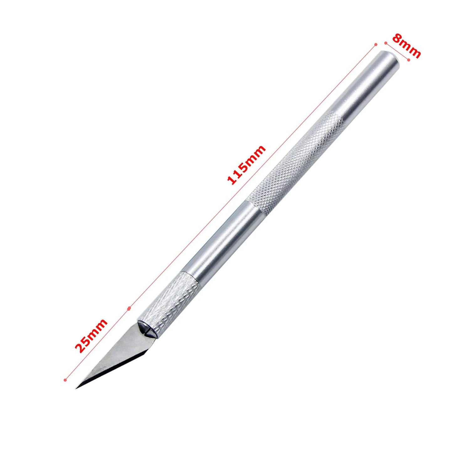 Acessório - Caneta De Aluminio Para Corte - Estilete - Pintura Terapêutica com Diamantes