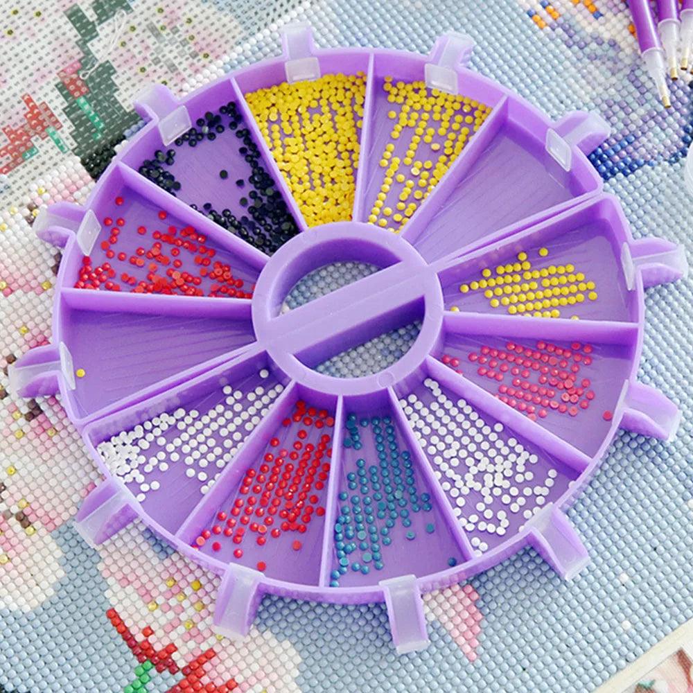 Acessório Pintura com Diamantes - Bandeja 6 Divisórias - Numecora