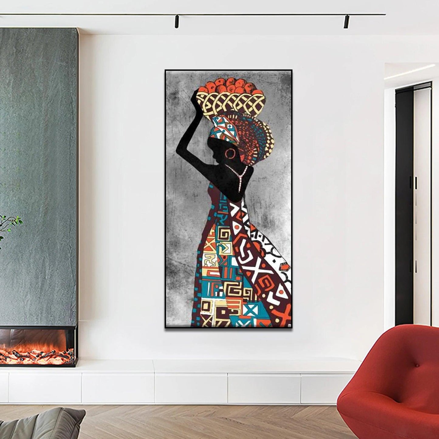 Pintura Terapêutica Numerada - Mulheres Africanas 1