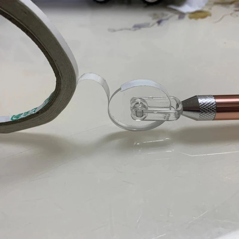 Acessório - Caneta LED Coletora para Pintura - 8 peças - Rolinho - Terapêutica com Diamantes - Dourado
