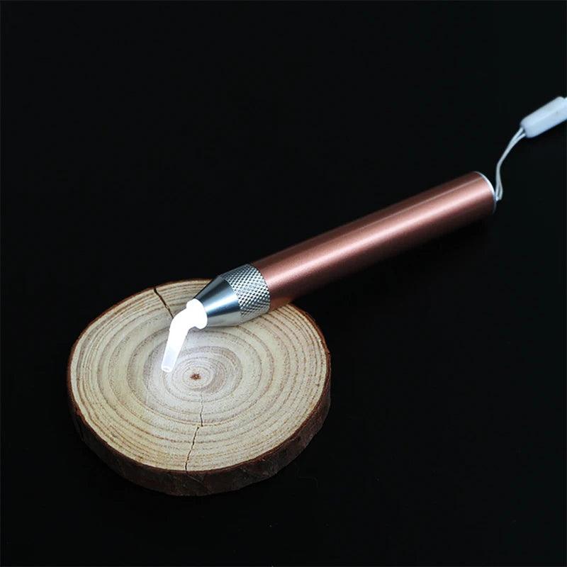 Acessório para Pintura Terapêutica com Diamantes - Canetas Coletoras de LED usb - Numecora