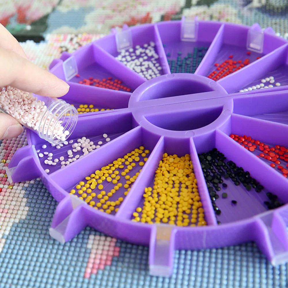 Acessório Pintura com Diamantes - Bandeja 6 Divisórias - Numecora