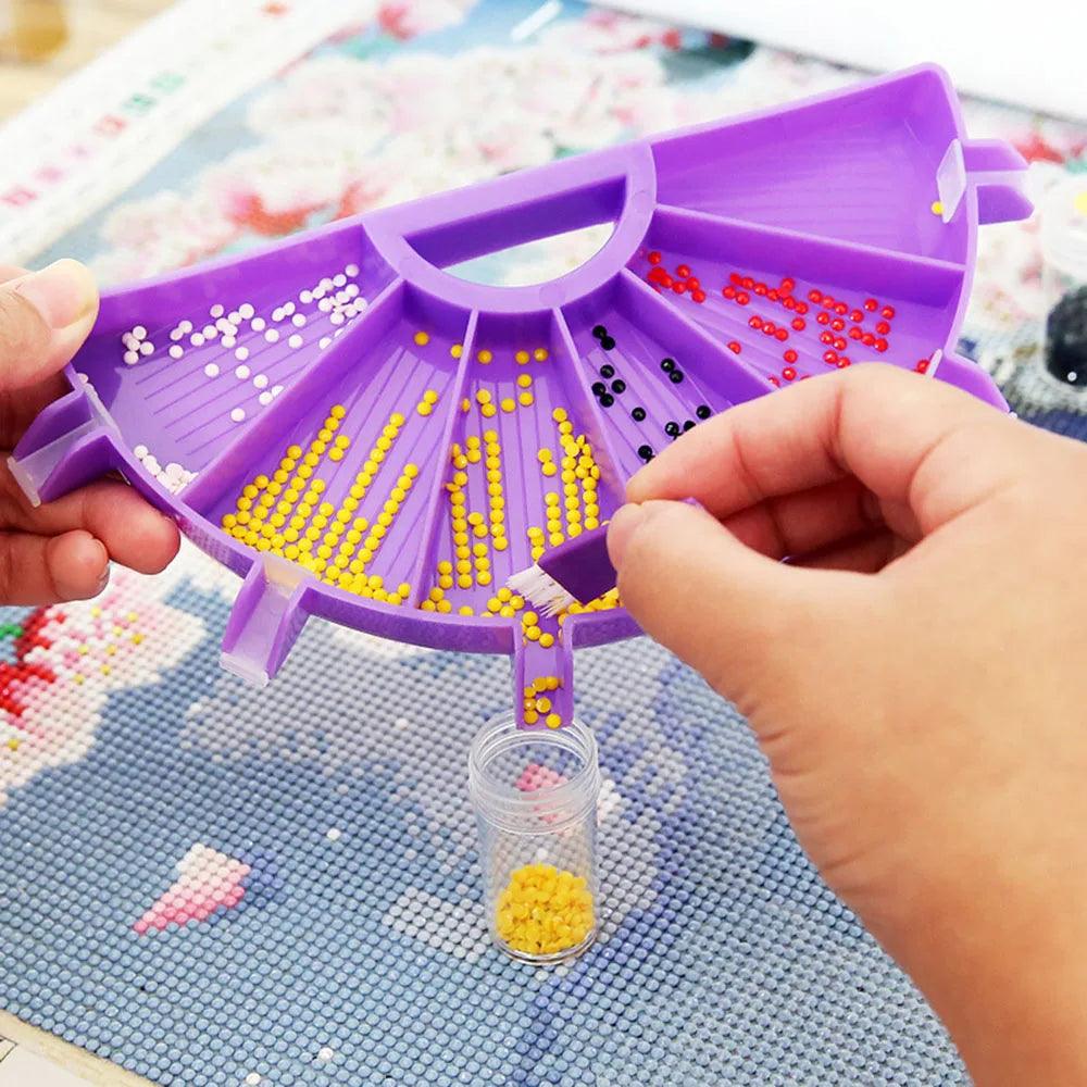 Acessório Pintura com Diamantes - Bandeja 6 Divisórias - Numecora