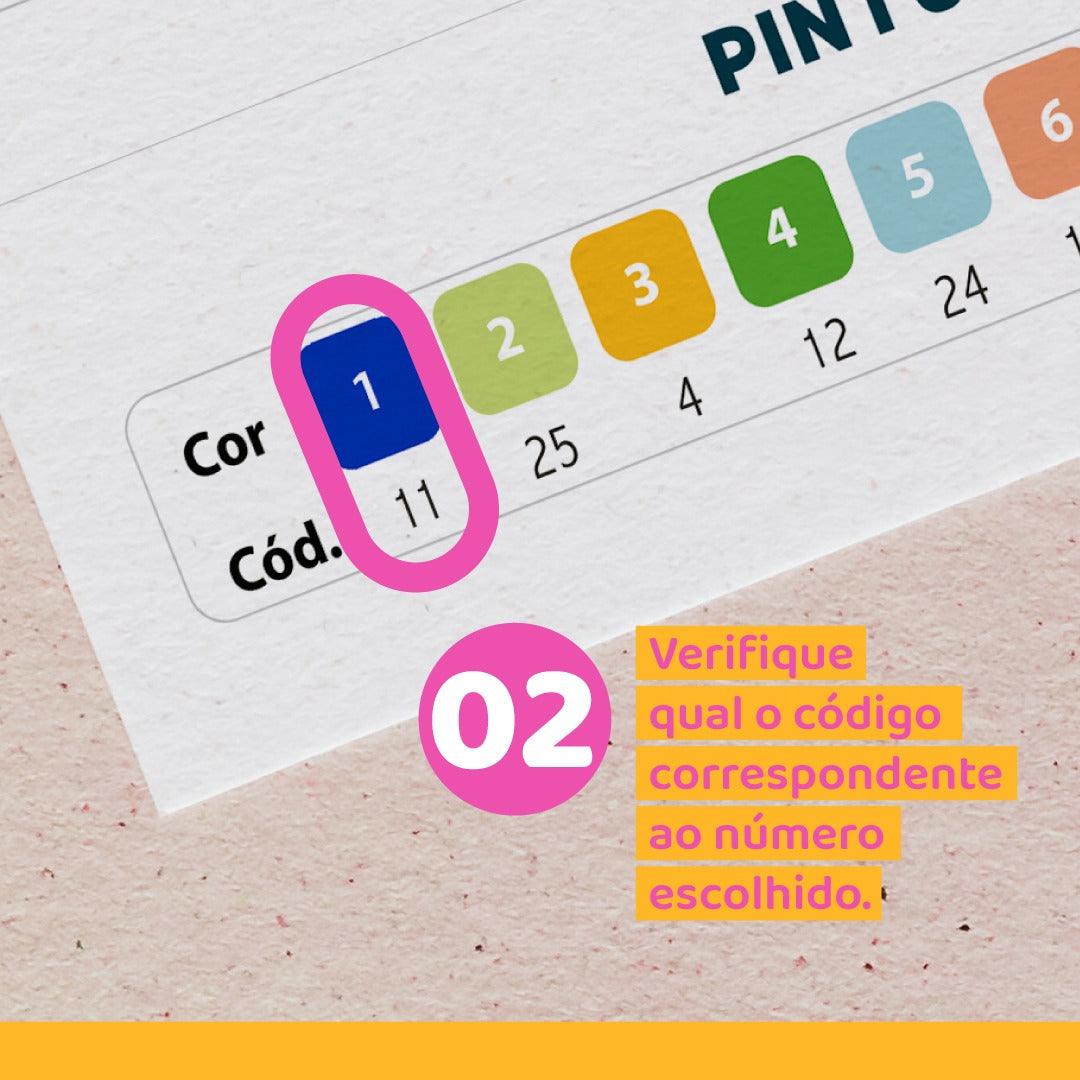 Pintura Terapêutica Numerada - Mulher Colorida