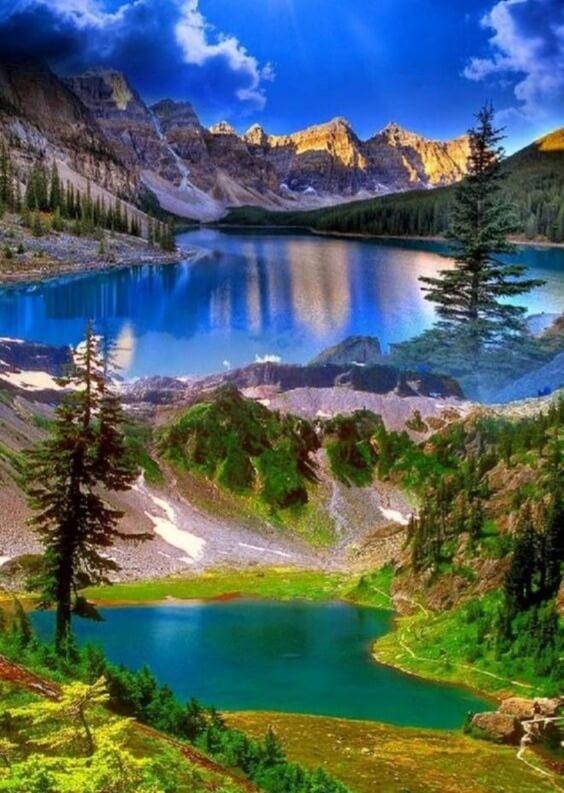 Pintura Terapêutica com Diamantes - Natureza Perfeita - Tela 100% Preenchida
