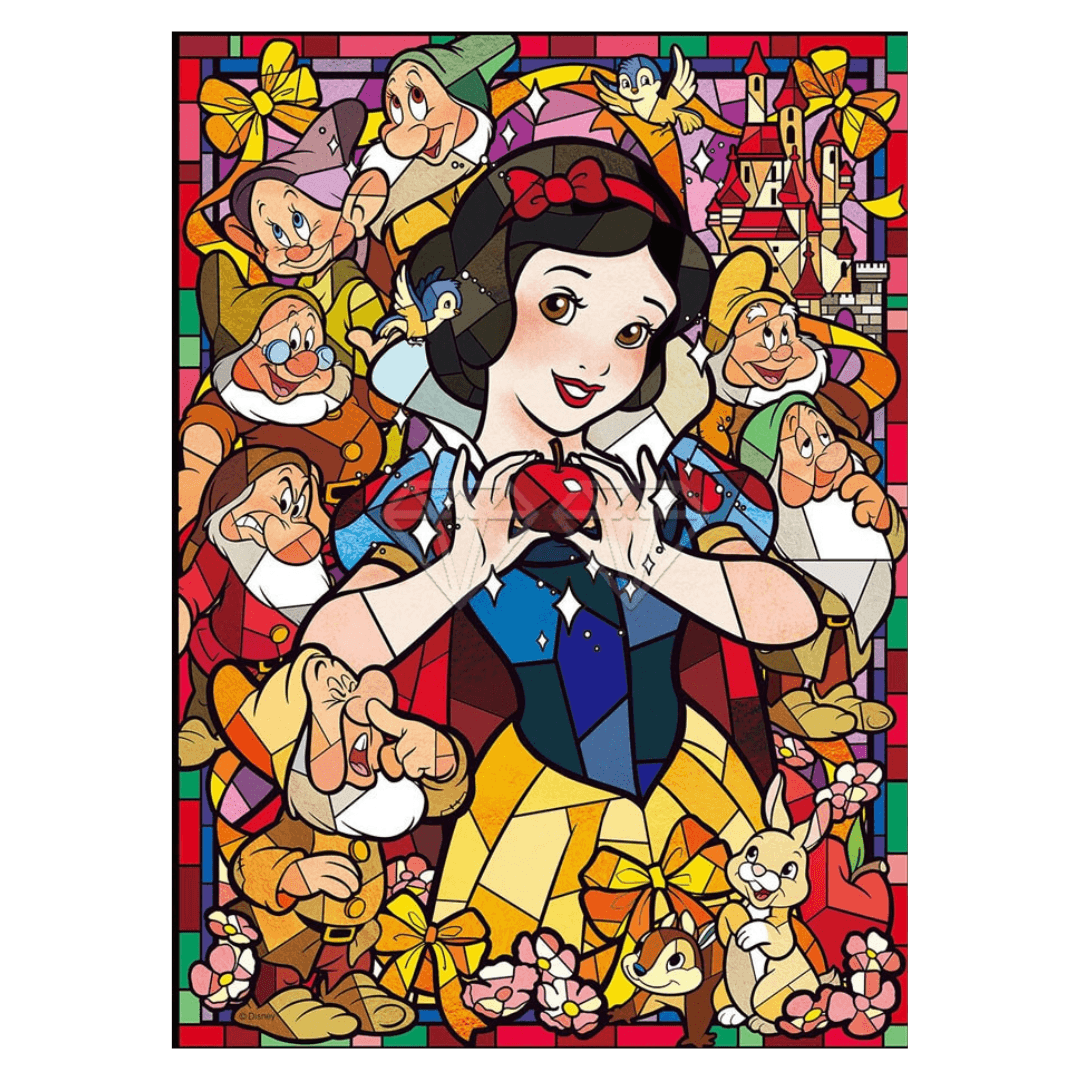 Pintura Terapêutica com Diamantes - Branca de Neve - Tela 100% Preenchida - Numecora