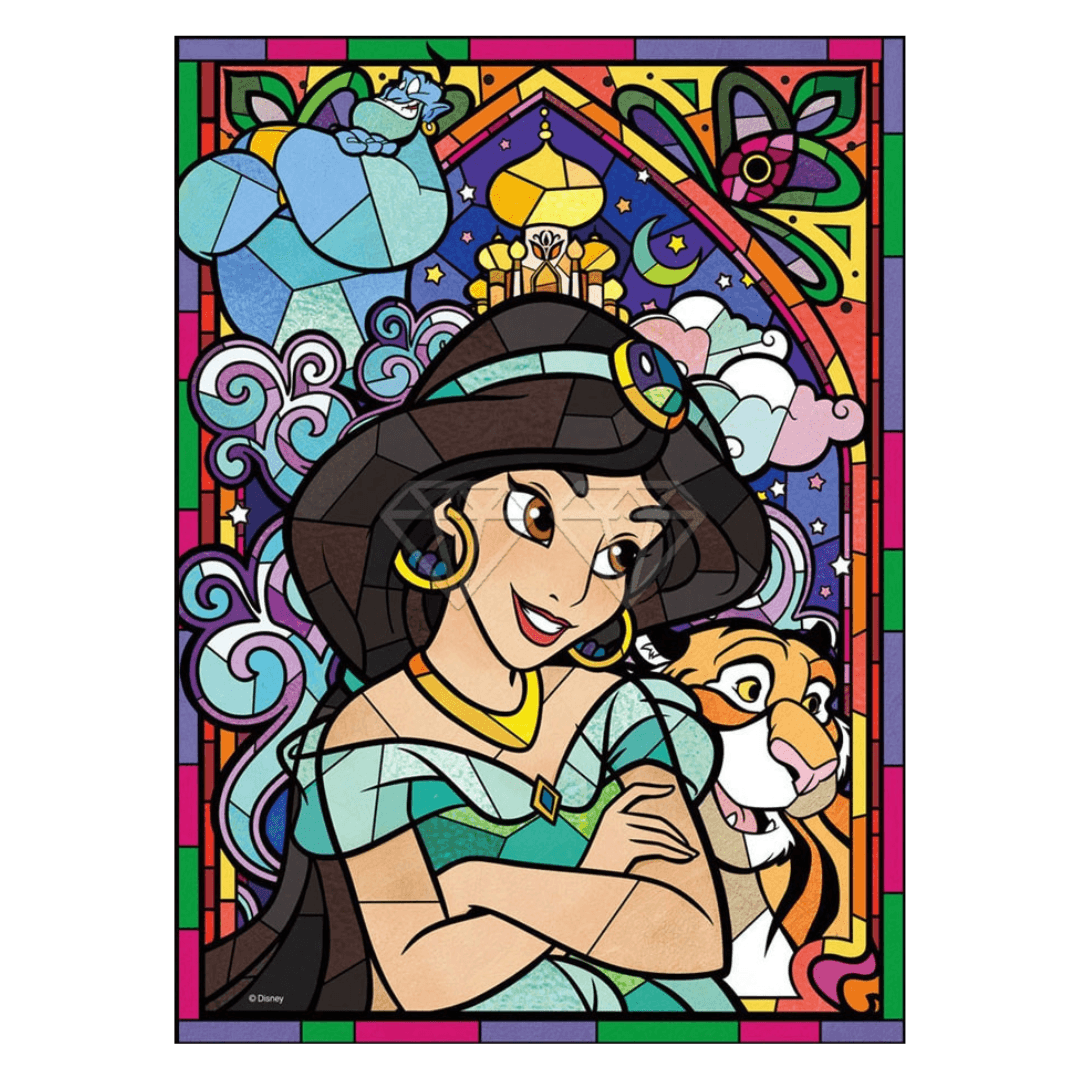 Pintura Terapêutica com Diamantes - Jasmin - Tela 100% Preenchida - Numecora