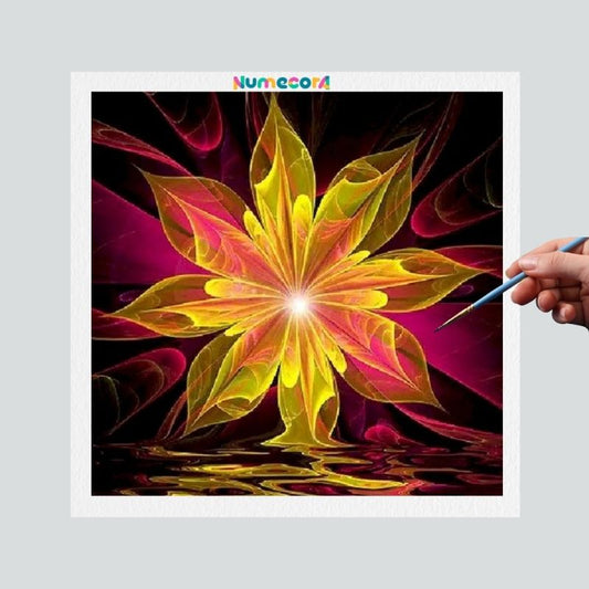 Pintura Terapêutica Numerada - Mandala Brilho