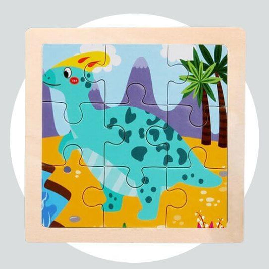 Quebra Cabeça Educacional Infantil Cartoon - Dinossauro