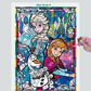 Pintura Terapêutica com Diamantes - Frozen - Tela 100% Preenchida - Numecora