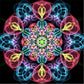 Pintura Terapêutica com Diamantes - Mandala Luminosa