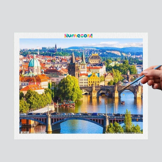 Pintura Terapêutica Numerada - Beleza de Praga