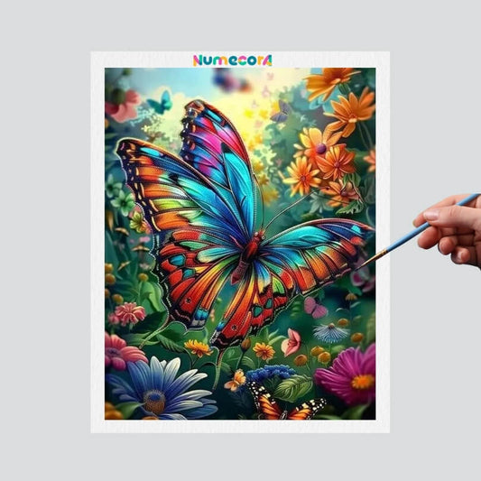 Pintura Terapêutica Numerada - Borboletas
