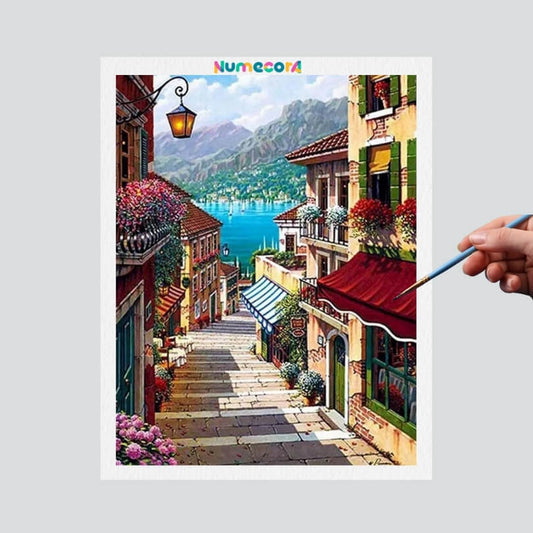 Pintura Terapêutica Numerada - Europa Praiana