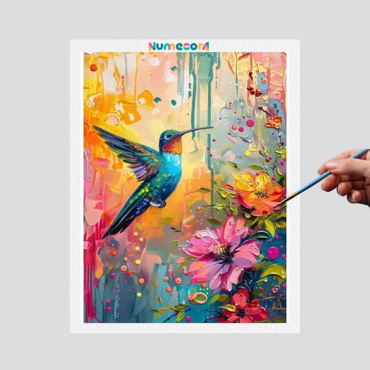 Pintura Terapêutica Numerada - Beija Flor Artistico