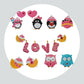 Pintura Terapêutica com Diamantes - Stickers 9Un - Diamante Redondo - Corujas Love