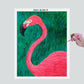 Pintura Terapêutica com Diamantes - Flamingo Pink- Tela 100% Preenchida