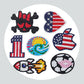 Pintura Terapêutica com Diamantes - Stickers 7Un - Diamante Redondo - Estados Unidos