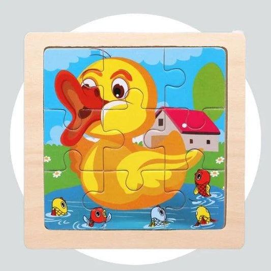 Quebra Cabeça Educacional Infantil Cartoon - Pato