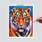 Pintura Terapêutica Numerada - Tigre