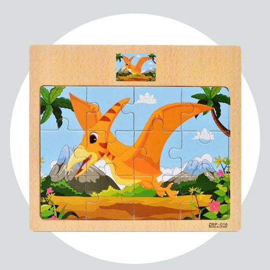 Quebra Cabeças Educacional Infantil - Dinossauro voador