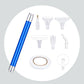 Acessório - Caneta LED Coletora para Pintura - 8 peças - Rolinho - Terapêutica com Diamantes - Azul