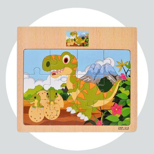 Quebra Cabeças Educacional Infantil - Dinossauro Rex