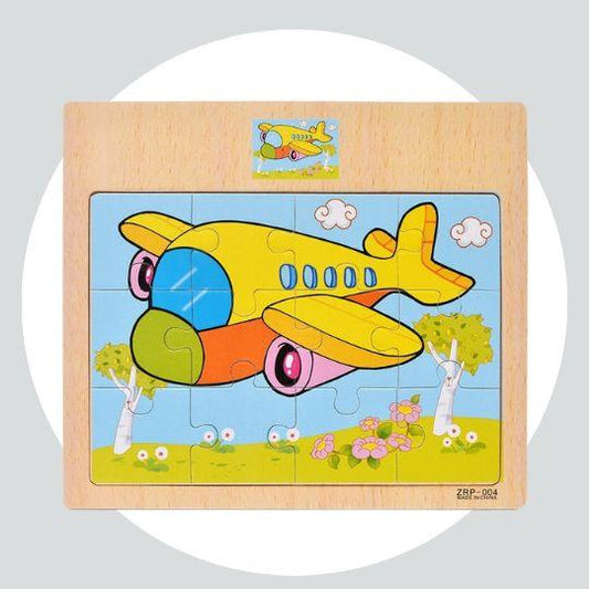 Quebra Cabeças Educacional Infantil - Avião