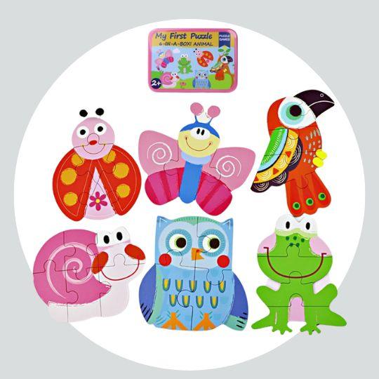 Quebra Cabeça Educacional Infantil - Bichinhos