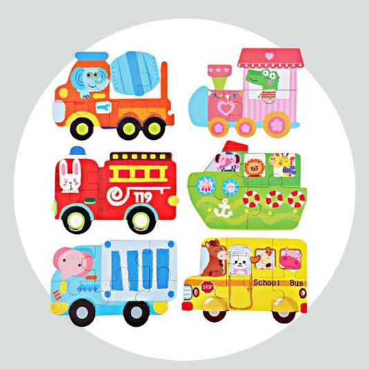 Quebra Cabeça Educacional Infantil - Carros