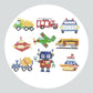 Pintura Terapêutica com Diamantes - Stickers 9Un - Diamante Redondo - Transporte