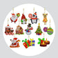 Chaveiros Pintura Terapêutica com Diamantes - Natal - Kit com 12