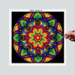 Pintura Terapêutica Numerada - Mandala Psicodélica