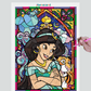 Pintura Terapêutica com Diamantes - Jasmin - Tela 100% Preenchida - Numecora