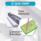 Pintura Terapêutica com Diamantes - Casa no lago Outono
