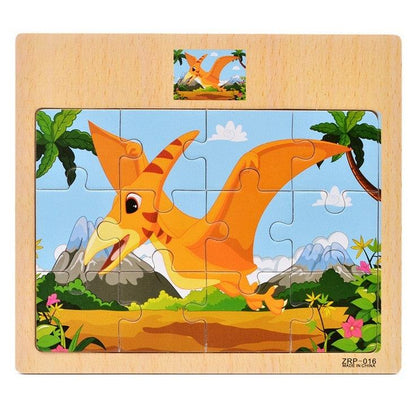 Quebra Cabeças Educacional Infantil - Dinossauro voador - Numecora