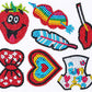 Pintura Terapêutica com Diamantes - Stickers 7Un - Diamante Redondo - Morango