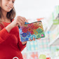 Pintura Terapêutica com Diamantes - Bolsa Floral Brilhante  - Tela 100% Preenchida