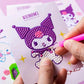 Pintura Terapêutica com Diamantes - Stickers 12Un - Diamante Redondo - Kuromi