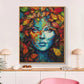 Pintura Terapêutica com Diamantes - Mulher Outono - Tela 100% Preenchida
