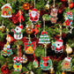 Chaveiros Pintura Terapêutica com Diamantes -Feliz Natal - Kit com 12