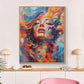 Pintura Terapêutica com Diamantes - Mulher e Arte - Tela 100% Preenchida