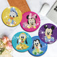 Pintura Terapêutica com Diamantes - Porta Copos (5 Unidades) - Mickey Neném