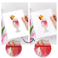 Mini Telas - Conjunto com 12 pcs - Kit Pintura Terapêutica com Diamantes - Pinturinhas Drinks