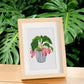 Mini Telas - Conjunto com 12 pcs - Kit Pintura Terapêutica com Diamantes - Pinturinhas Plantas